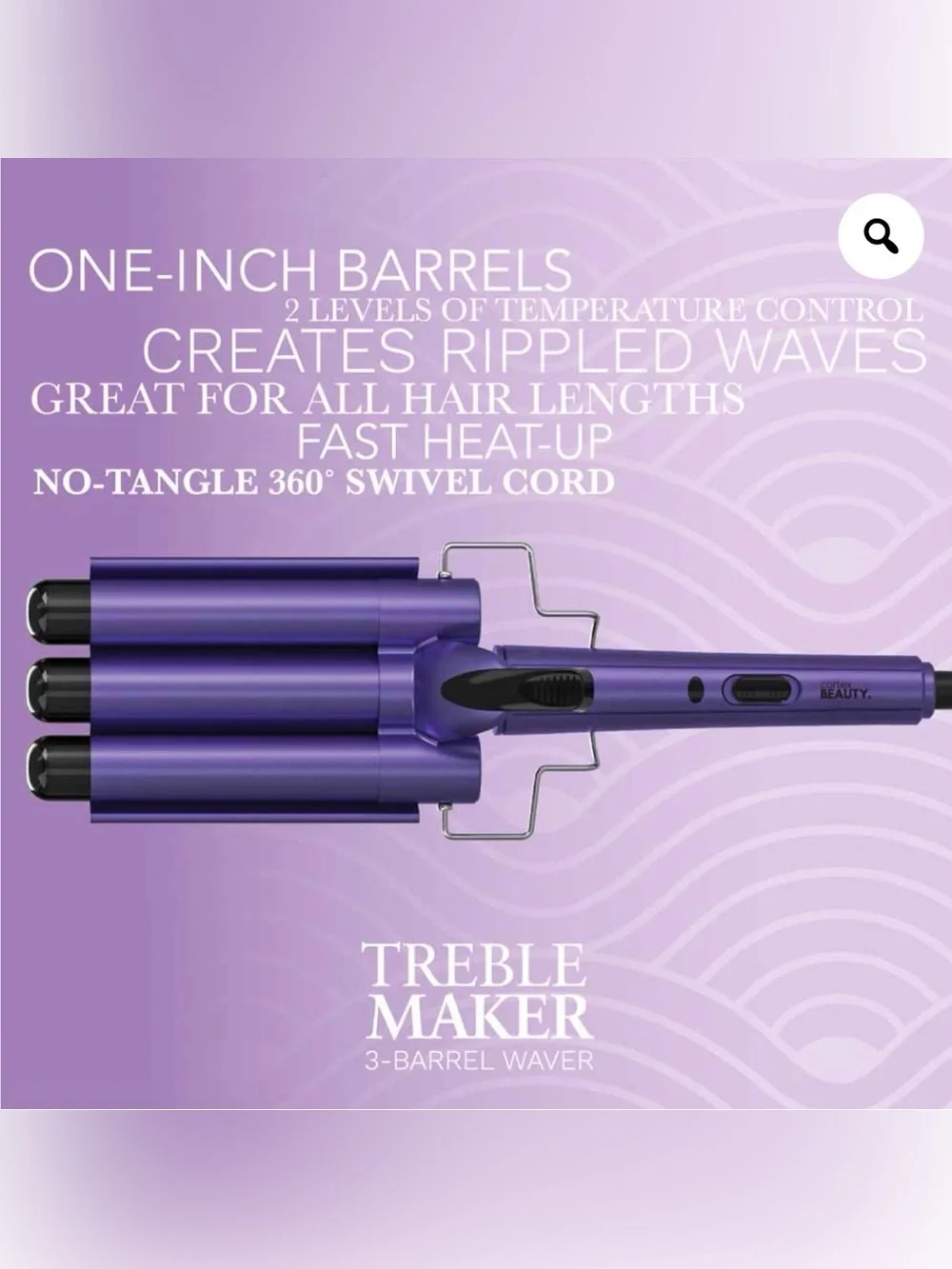 Cortex Beauty TrebleMaker - 3-Barrel Waver BRAND NEW IN BOX $150
